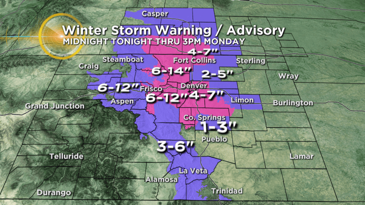 Winter Storm hits Colorado
