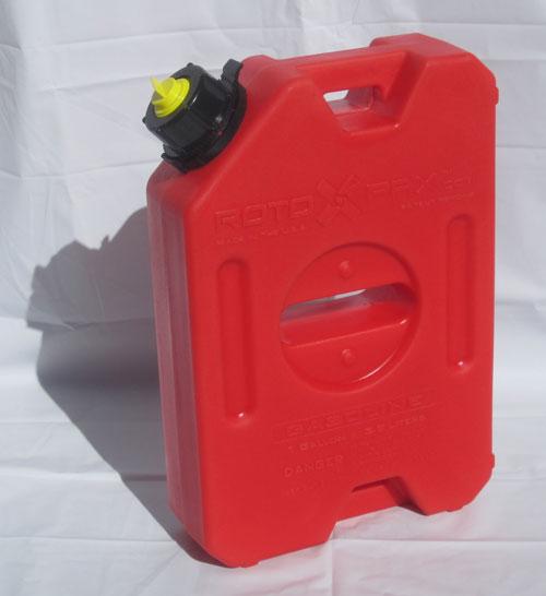 Rotopax 1 Gallon Durable Gasoline Container, Dimensions 9 1/2 L x 13 1/4 W x 3 H - Made in USA | TreadWright