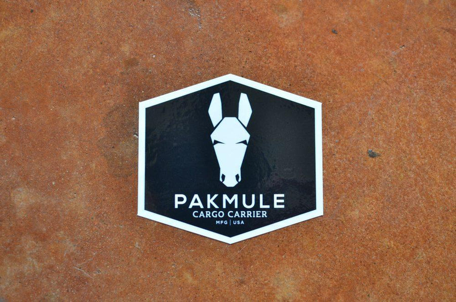 Pakmule Original Window Sticker / Decal - Size 3” by 4” | TreadWright