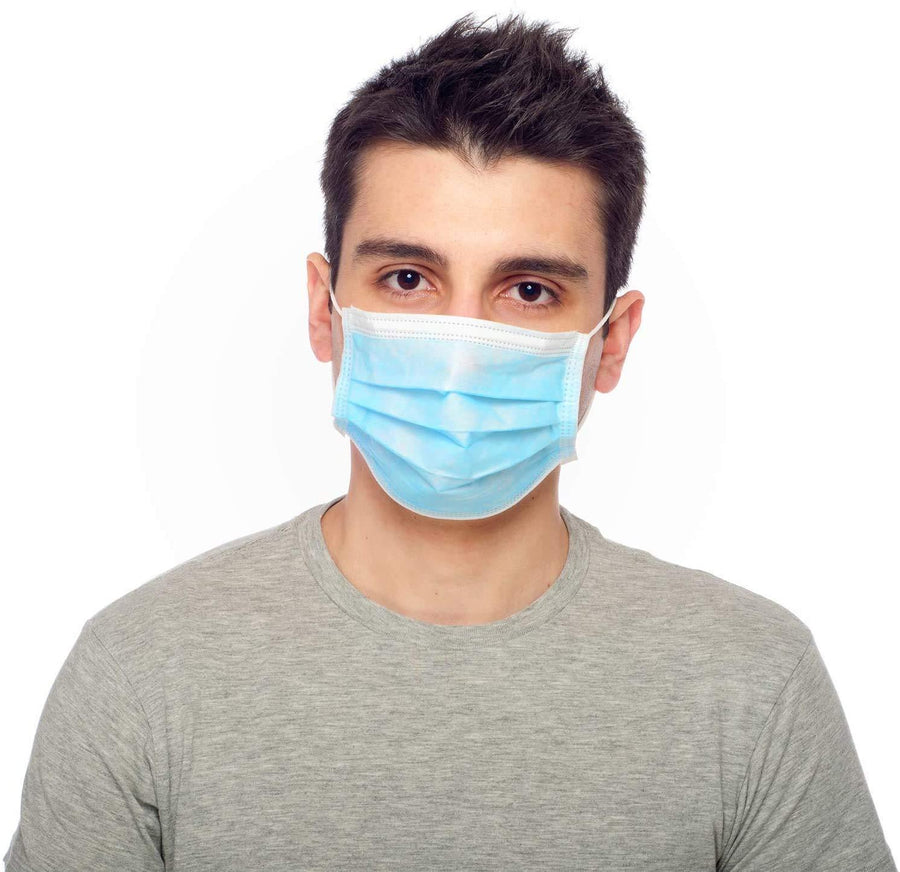 Packs of 120 Three Layer Non-Woven Surgical Masks | TreadWright